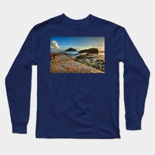 St Michael's Mount And Causeway, Cornwall Long Sleeve T-Shirt